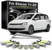 13Pcs LED Interior Light Bulb Kit, For VW Volkswagen Sharan 7N 2011 2012 2013 2014 2015 2016 2017 2018 2019 2020