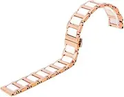[GBAGVSYK] Stainless Steel Ceramic Watch Band 14 16 18 20 22mm Men's And Women's Universal Watch Strap Quartz Watch Smart Watch Replacement Band