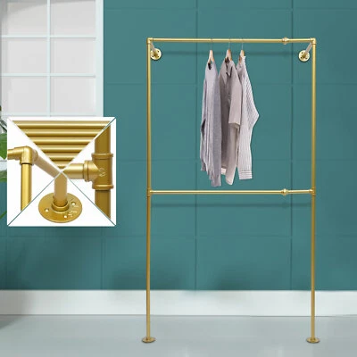 Free-standing Clothes Storage Rack, Coat Rack Closet Organizer, Floor Wall-mount