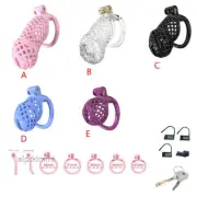 2024 Latest Male Cobra Honeycomb Cage V11.0 CB Lokc Chastity Device with 5 Rings