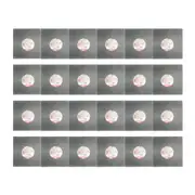 24PK Topchef Square Cake Board/Base Kitchen Baking Pastry Accessory Grey 35cm