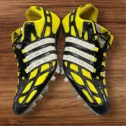 Adidas Unisex Track & Field Spike Shoes Yellow Black Athletic Sneaker