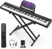 Digital Piano 88 Key Full Size Semi Weighted Electronic Keyboard Piano