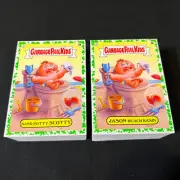 2023 GARBAGE PAIL KIDS GO ON VACATION COMPLETE GREEN SET 200 STICKER CARDS