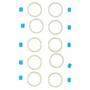 Home Button Spacer Ring for Apple iPad Mini 3 Air 2 Pro 9.7 White 10 Pack