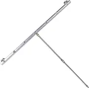 Sorandy Water Broom, Stainless Steel 1/4inch Quick Connector, 39.37inch Pressure Washer Cleaner for Various (for Undercarriage Cleaner)