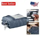 Cozy Full Size Electric Sherpa Blanket 72x84'' - Adjustable Heat & ETL Certified