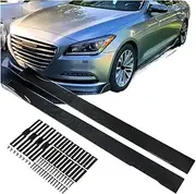 Compatible for Corvette C5 C6 1997-2013 78.7" Car Side Skirt Splitter Spoiler Lip Rocker Panel Extensions Body Kit Car Bumpers(Carbon Fiber)