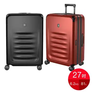 VICTORINOX 瑞士維氏Spectra 3.0 可擴展27吋行李箱 / 旅行箱-黑/紅色