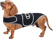 Dog Back Support Arthritis & Pain Relief, Dog Back Support for Accelerated Surgical Recovery, Dog Back Support for Preventing Back Problems in Small Dogs and Large Dogs (Black, L)