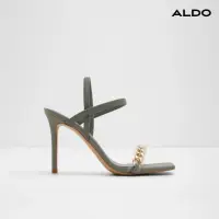 在飛比找momo購物網優惠-【ALDO】RICCHEZO-金屬鍊繞踝高跟涼鞋-女鞋(綠色