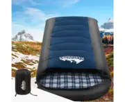 Sleeping Bag Single Thermal Camping Hiking Tent Blue -20?