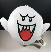 Super Mario Brothers Nintendo BOO Ghost Plush Toy White 6” Video Game New