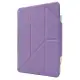 JTL / JTLEGEND iPad Air4 Ness 10.9吋 相機快取多角度折疊防潑水布紋皮套 紫
