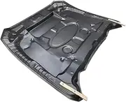 Compatible For Ford Mustang 2015 2016 2017 2018 2019 2020 2021 2022 Real Carbon Fiber Car Front Engine Hood Vent Cover(Double Layer Carbon)