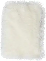 Blanket Pet Bedspread Dogs Throw Quilt Warm Sleeping Mat Donut Dog Bed Wool Mattress Topper Puppy Soft Stuffed Puppy Fluffy Bed Couch Car Cover Dog Bed Cover Cloth White SUPVOX
