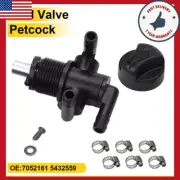 Fuel Tank Petcock Knob 3 Way w/ NUT For Polaris 325 Magnum 330 500 7052161 Valve