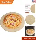 Durable Round Pizza Baking Stone 16-Inch - Get Perfect Pizza Crusts Every Time