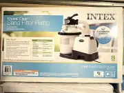 NEW Intex 1200 GPH Krystal Clear Above Ground Pool Sand Filter Pump Set 26643EG