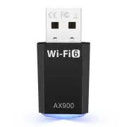 WiFi Adapter for Desktop PC, AX900 USB WiFi 6 Adapter with 5GHz/2.4GHz Dual B...