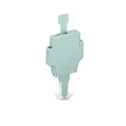 A●10pcs WAGO 281-512 Fuse Plug with Pull-Tab 6 mm Wide Gray New
