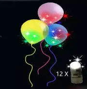 12x Mini Balloon Light LED Water-Submersible Wedding Floral Party Decoration US