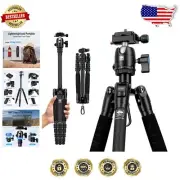 Versatile 52" Carbon Fiber Tripod - Perfect for Travel & Low Angle Shooting