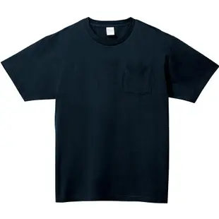 日本Printstar  5.6盎司 圓領口袋棉T  100%全棉面T-shirt / 素T / 素t / 時尚
