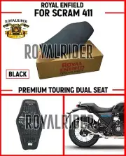 Royal Enfield SCRAM 411 "PREMIUM TOURING DUAL SEAT, BLACK" (for: Royal Enfield)