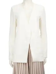 Ecru Long Sleeve Blazer