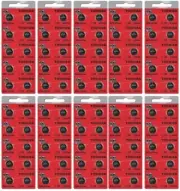 LR44 / AG13 Toshiba 1.5V Alkaline Pack Of 100 Button Cell Batteries EXP 2024