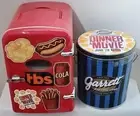 TBS DINNER & A MOVIE PROMO FRIGIDAIRE RETRO 6-CAN MINI FRIDGE + GARRETT POPCORN