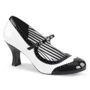 Pleaser Pink Label 3" Heel Pump Blk Pat Adult Women Shoes Heels Jenna0X sz 12