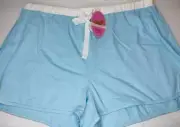 NWT PETER ALEXANDER LADIES POWDER BLUE SHORTS SIZE 3+ / AU 24 - 26