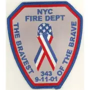 91101 343 NYC Fire Department Bravest Patch