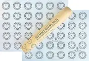 Silicone Macaron Baking Mat With Three Macaron Templates, 2 Set, Food Safe, Non-Stick