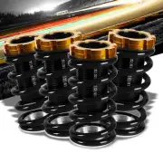 Black/Black Scaled 1"-4" Adjust Lowering Coilover Spring TY33 For 90-01 Integra (for: Honda)