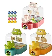 Kids Pinball Machine,Tabletop Shooter Game Toy | Cute Bear Pinball Machine for Boys Girls Over 3 Years Old, Funny Reaction Training Arcade Tabletop Game