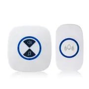 Waterproof Wireless Cordless LED Flash Doorbell Chime Ringer 36 Melodies 150M