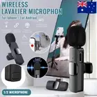 Wireless Lavalier Microphone Mic For iPhone Apple Phone ipad Vlog Live Stream