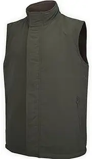 [Hoggs of Fife] Breezer Bodywarmer Loden/Coffee Large Green
