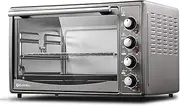 Toaster Oven Mini Oven Multifunctional Home Baking 45L Large Capacity Built-in Lighting Precise Temperature Control with Timer Easy to Clean Pizza Bread Cake Machine Halogen ovens/13383