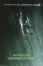 Matrix Revolutions 22x34 inch movie poster (Morpheus Trinity) Laurence Fishburne
