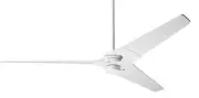 Modern Fan Company Torsion Gloss White 62" Ceiling Fan with Remote Control