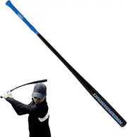 Golf Swing Trainer - Bendable Golf Training Stick, Ergonomic Grip Alignment Aid | Outdoor Practice Swing Corrector Equipment for Men Beginner Golfer, Strength Training Tool for Driving Range