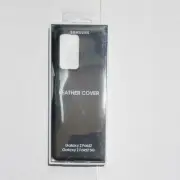 Samsung Leather Case Cover for Samsung Galaxy Z Fold2 - Black