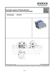 Turning tool holder, angular, left hand-right hand, 7.074.616