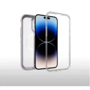 OtterBox Apple iPhone 14 Pro Max Defender Series XT Clear Case with MagSafe - Lavender Sky (Purple) (77-90069)