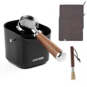 MHW-3BOMBER Espresso Knock Box 1.2L15 Cups Coffee Knock Box with Clean Set an...