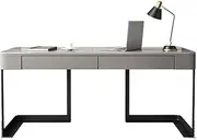 Home Luxury High-end Rock Slate Desk Home Simple Small Office Writing PC Table Rock Slate Small Desk PC Table Storage(120cm)